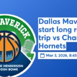Dallas Mavericks start long road trip vs Charlotte Hornets
