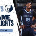 Memphis Grizzlies Highlights vs. Portland Trail Blazers