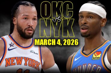 Oklahoma City Thunder vs New York Knicks Full Game Highlights – March 4, 2026 | NBA Season