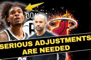 Brooklyn Nets gets their cheeks clapped by the Miami Heat|Nic Claxton must be out of the rotation
