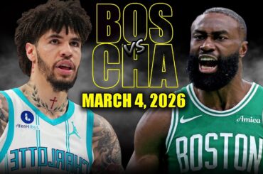 Boston Celtics vs Charlotte Hornets Full Game Highlights – March 4, 2026 | NBA Season