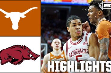 Texas Longhorns vs. Arkansas Razorbacks | Full Game Highlights | ESPN College Basketball