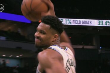 Giannis T'd up for LAUNCHING basketball in frustration down 18 vs. Hawks | NBA on ESPN