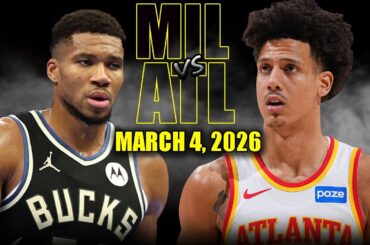 Milwaukee Bucks vs Atlanta Hawks Full Game Highlights – March 4, 2026 | NBA Season