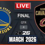 NBA LIVE!   Golden State WARRIORS   vs  Cleveland CAVALIERS  |  NBA Regular Season   |   NBA 2K26