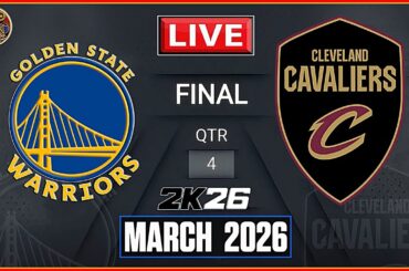 NBA LIVE!   Golden State WARRIORS   vs  Cleveland CAVALIERS  |  NBA Regular Season   |   NBA 2K26