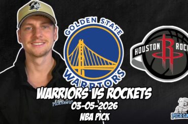 Golden State Warriors vs Houston Rockets 3/5/26 NBA Free Picks & Prediction | NBA Betting Tips