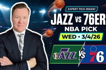 Utah Jazz vs Philadelphia 76ers – NBA Pick l Wednesday 3/4/26 l Vernon’s Bets, Picks & Predictions