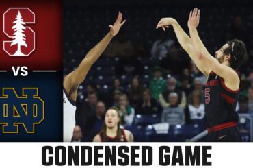 Stanford vs. Notre Dame Condensed Game | 2025-26 ACC Men's Basketball