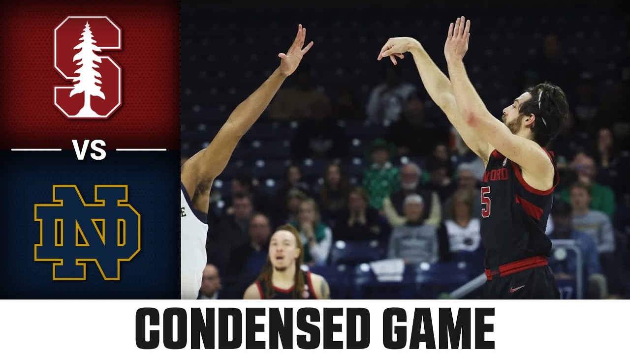 Stanford vs. Notre Dame Condensed Game | 2025-26 ACC Men's Basketball