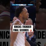 Knicks had 2 chances to force OT 😧