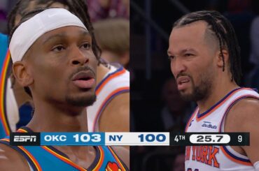 Final 05:00 CLOSE ENDING New York Knicks vs. Oklahoma City Thunder | March 4, 2026