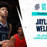 Jaylen Wells Highlights vs. Portland Trail Blazers