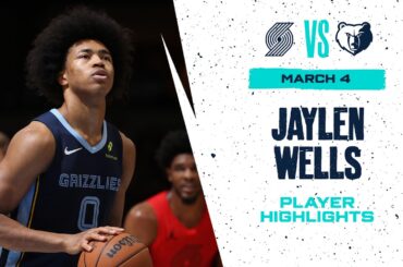 Jaylen Wells Highlights vs. Portland Trail Blazers