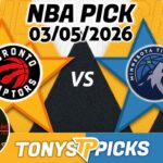 Toronto Raptors vs Minnesota Timberwolves Pick 3/5/26 NBA Pick Prediction