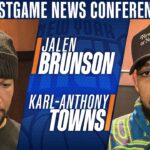 Jalen Brunson on scratch under his eye after Thunder loss: 'Probably a no-call"