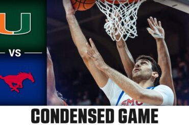 Miami vs. SMU Condensed Game | 2025-26 ACC Men's Basketball