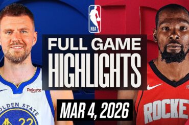 WARRIORS vs ROCKETS FULL GAME HIGHLIGHTS MARCH 4, 2026 NBA HIGHLIGHTS TODAY NBA 2K26 GAMEPLAY