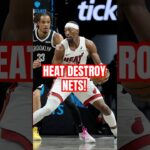 Miami Heat DESTROY Brooklyn Nets #nba #shorts #heat