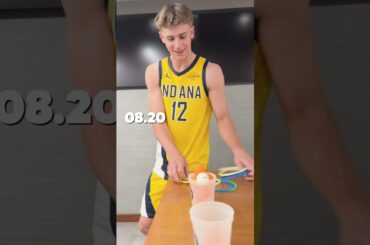 Johnny Furphy Took on the Locker Room Time Trials on Media Day ⏱️