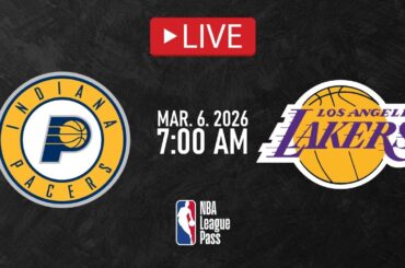 NBA LIVE! Los Angeles Lakers vs Indiana Pacers | Mar. 6, 2026 | Pacers vs Lakers NBA LIVE 2K26