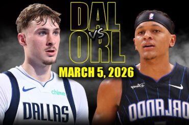 Dallas Mavericks vs Orlando Magic Full Game Highlights – March 5, 2026 | NBA Season