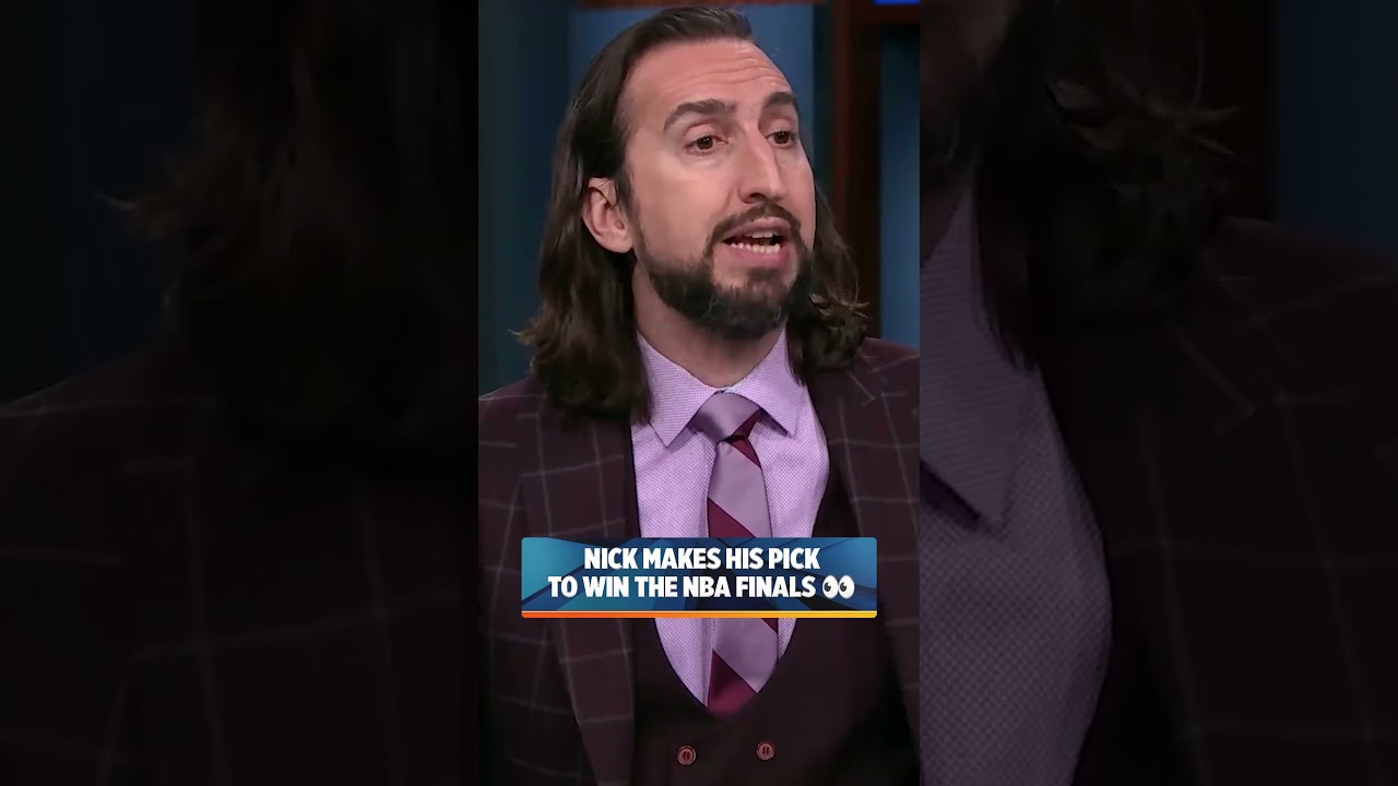 Nick makes his pick to win the NBA Finals 👀 #nba #basketball #celtics
