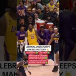 LeBron is cementing himself all over the record books 👏