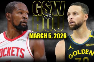 Golden State Warriors vs Houston Rockets Full Game Highlights – March 5, 2026 | NBA Season