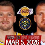 (LIVE) Nikola Jokic vs Luka Doncic | Los Angeles Lakers vs Denver Nuggets NBA Live Stream