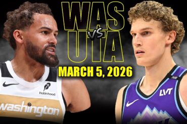 Utah Jazz vs Washington Wizards Full Game Highlights – March 5, 2026 | NBA Season