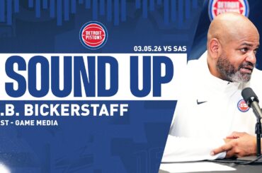 Post-Game Press Conference: J.B. Bickerstaff | Pistons vs. Spurs | 03.05.26