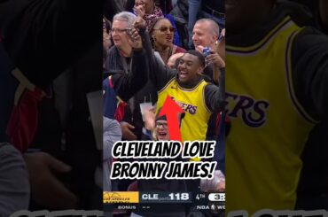 CLEVELAND CAVALIERS ARE LOVING AND WELCOMING BRONNY JAMES