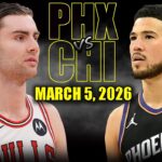 Phoenix Suns vs Chicago Bulls Full Game Highlights – March 5, 2026 | NBA Season