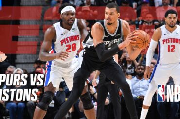NBA Mini: San Antonio Spurs vs. Detroit Pistons | Extended Highlights
