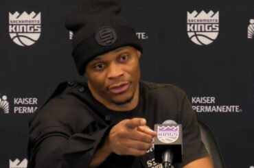Russell Westbrook GOES OFF on Sacramento reporters in postgame interview 😬