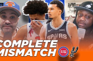 Spurs-Pistons Reaction: Wemby & Fox DOMINATE, Cade off AGAIN! | The Dime With Josh and Kwab