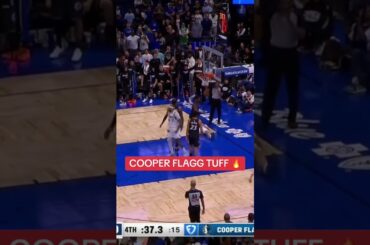 This collision with Cooper Flagg 😮