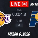 NBA LIVE! Los Angeles Lakers vs Indiana Pacers | March 6, 2026 | Lakers vs Pacers Live 2K26