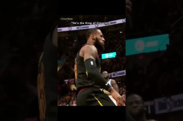 Cleveland belongs to one King👑🏀  #nba #basketball