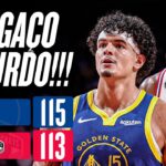 GUI SANTOS dá finta ABSURDA em DURANT, e WARRIORS vencem jogaço contra os ROCKETS