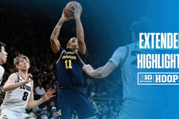 Michigan at Iowa | EXTENDED HIGHLIGHTS | Big Ten Men's Basketball | 03/05/2026