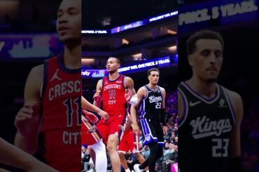 Derik Queen ☝ to Bryce McGowens #pelicans #nba #shorts