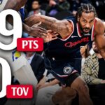 Kawhi Leonard Drops 29 PTS in 23 Minutes with No Turnovers 🤯