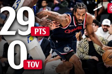 Kawhi Leonard Drops 29 PTS in 23 Minutes with No Turnovers 🤯