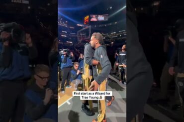 Trae Young's First Start as a Wizard #nba #shorts