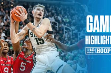 Rutgers at Michigan State | HIGHLIGHTS | Big Ten Men's Basketball | 03/05/2026