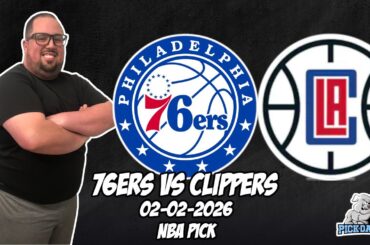 Philadelphia 76ers vs Los Angeles Clippers 2/2/26 NBA Free Picks & Prediction | NBA Betting Tips