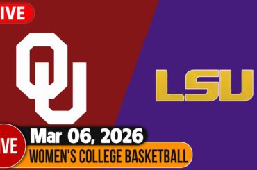Oklahoma vs LSU LIVE 03/06/2026 | Women's College Basketball | NCAAW Today