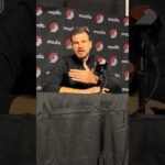 03-04-26 Portland Trail Blazers Interim Coach Tiago Splitter Pregame Interview